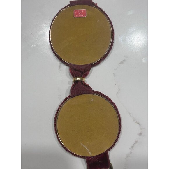 Hand Painted Porcelain Wall Plates Red Ceramic Plate With Glass Wall Decoration - Picture 4 of 6